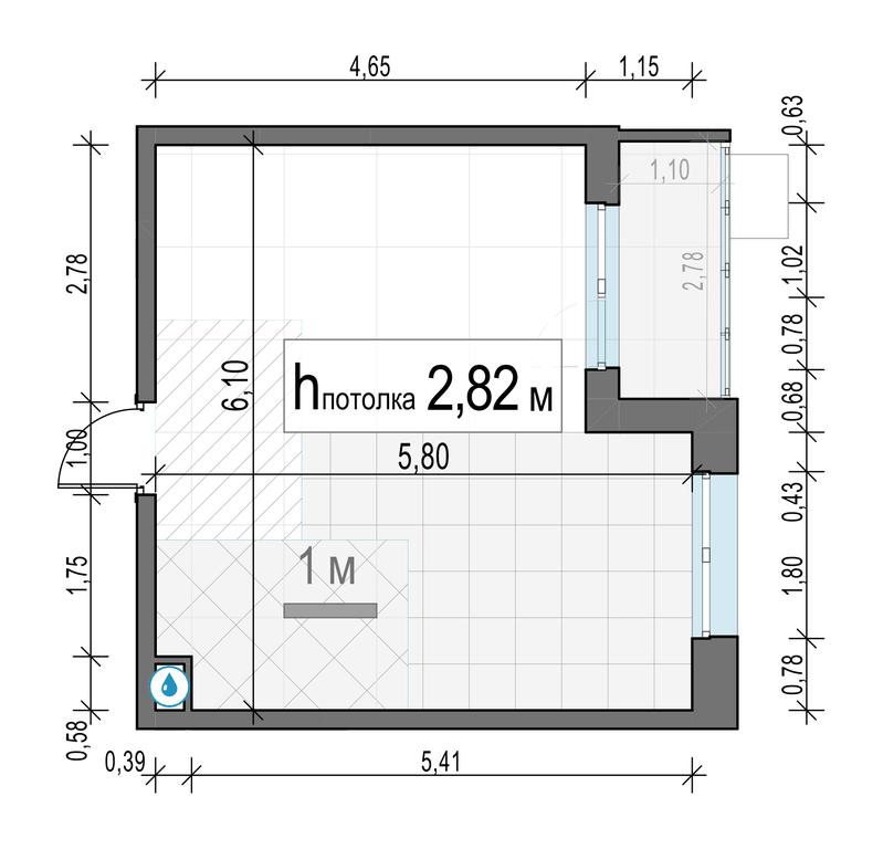 1-BD Apartment Sale, 32平方米 at Novoe Pushkino, mikrorayon Novoye Pushkino, Pushkino, Moscow Region, Russia #2