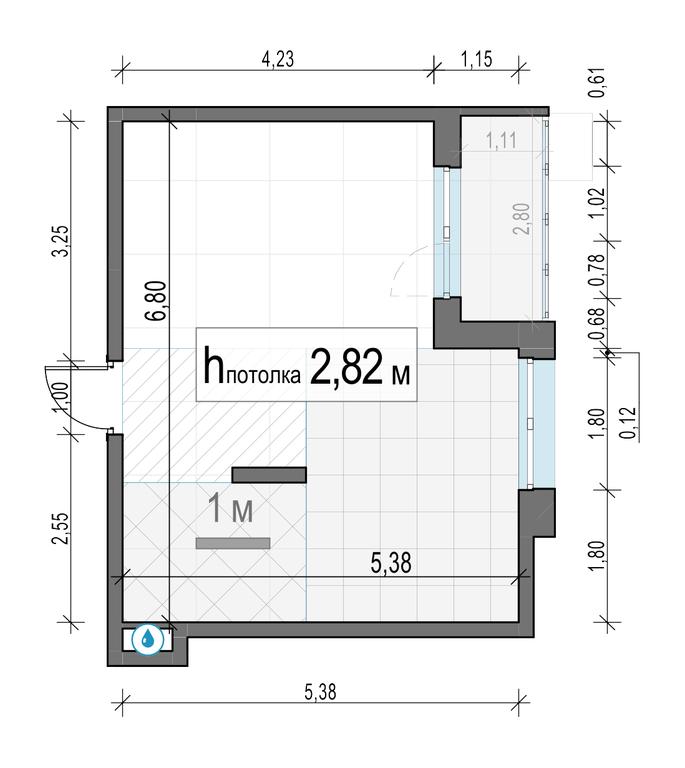 1-BD Apartment Sale, 33.6平方米 at Novoe Pushkino, mikrorayon Novoye Pushkino, Pushkino, Moscow Region, Russia #2 1-BD Apartment Sale, 33.6平方米 at Novoe Pushkino, mikrorayon Novoye Pushkino, Pushkino, Moscow Region, Russia #2