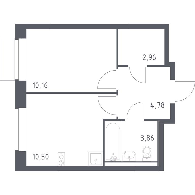 Apartment Sale, 32.26 sq. m. at Kvartal Marino, kvartal № 175, 1с1, Filimonkovskoye Municipal Formation, Moscow, Russia #1