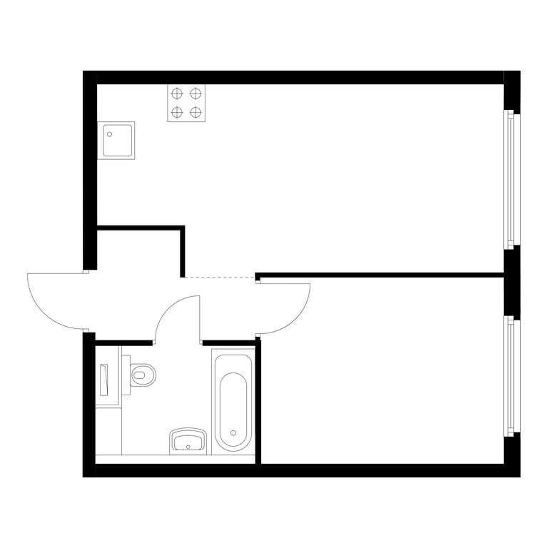 1-BD Apartment Sale, 37.7平方米 at Barklaya 6, Barklaya Street, 6, Moscow, Russia #1 1-BD Apartment Sale, 37.7平方米 at Barklaya 6, Barklaya Street, 6, Moscow, Russia #1