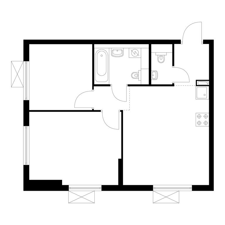 2-BD Apartment Sale, 50.5 sq. m. at Ilinskie Luga, Zapovednaya Street, 1, posyolok Ilyinskoye-Usovo, Krasnogorsk City District, Moscow Region, Russia #1 2-BD Apartment Sale, 50.5 sq. m. at Ilinskie Luga, Zapovednaya Street, 1, posyolok Ilyinskoye-Usovo, Krasnogorsk City District, Moscow Region, Russia #1