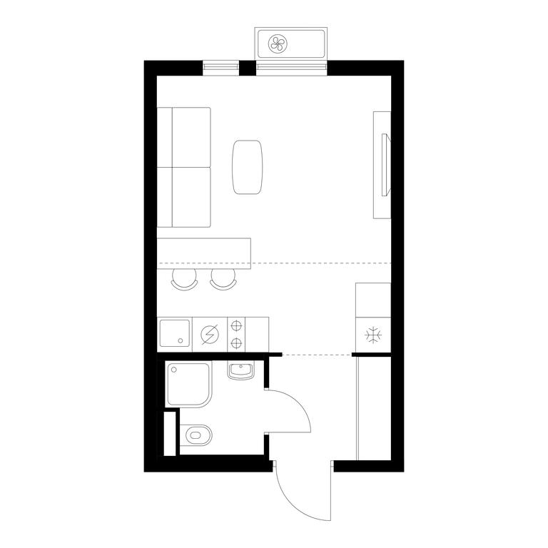 Apartment Sale, 25.4 sq. m. at Yauza Park, ulitsa Kolontsova, 4, Mytischi, Moscow Region, Russia #1 Apartment Sale, 25.4 sq. m. at Yauza Park, ulitsa Kolontsova, 4, Mytischi, Moscow Region, Russia #1