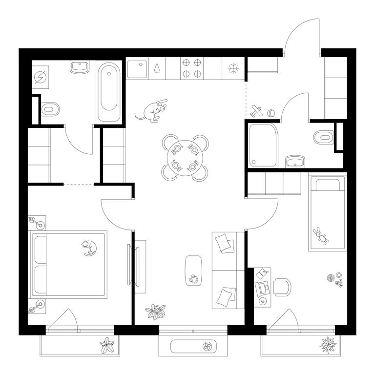 2-BD Apartment Sale, 57.8平方米 at Ilinskie Luga, Zapovednaya Street, 1, posyolok Ilyinskoye-Usovo, Krasnogorsk City District, Moscow Region, Russia #1 2-BD Apartment Sale, 57.8平方米 at Ilinskie Luga, Zapovednaya Street, 1, posyolok Ilyinskoye-Usovo, Krasnogorsk City District, Moscow Region, Russia #1
