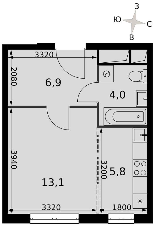 Apartment Sale, 29.8 sq. m. at Rimskiy, Rimskiy proyezd, 1, Settlement of Razvilka, Leninskiy City District, Moscow Region, Russia #2 Apartment Sale, 29.8 sq. m. at Rimskiy, Rimskiy proyezd, 1, Settlement of Razvilka, Leninskiy City District, Moscow Region, Russia #2
