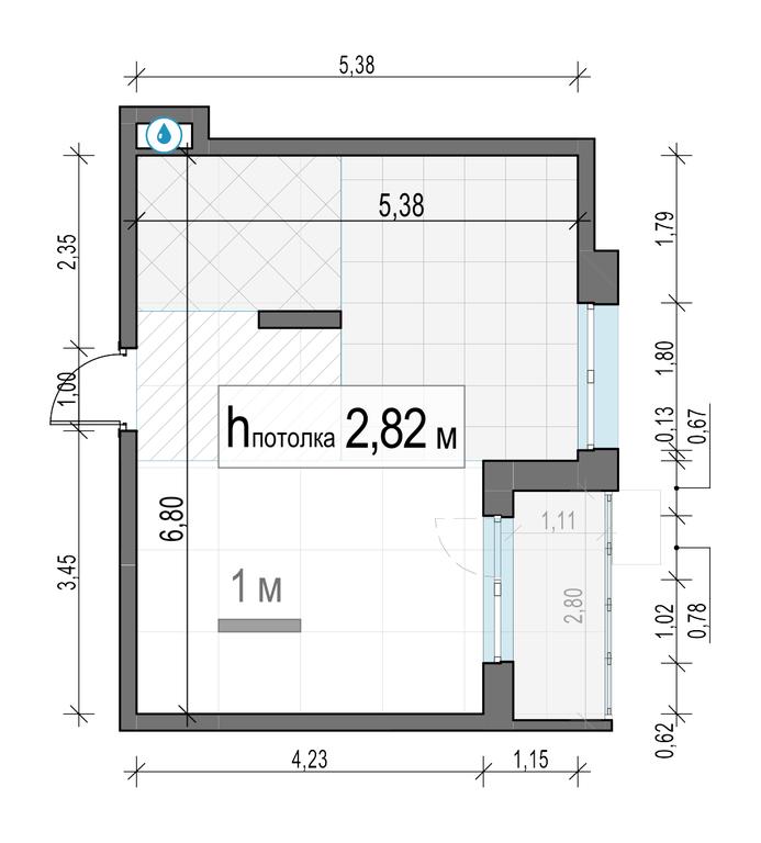 1-BD Apartment Sale, 33.6 sq. m. at Novoe Pushkino, mikrorayon Novoye Pushkino, Pushkino, Moscow Region, Russia #2 1-BD Apartment Sale, 33.6 sq. m. at Novoe Pushkino, mikrorayon Novoye Pushkino, Pushkino, Moscow Region, Russia #2