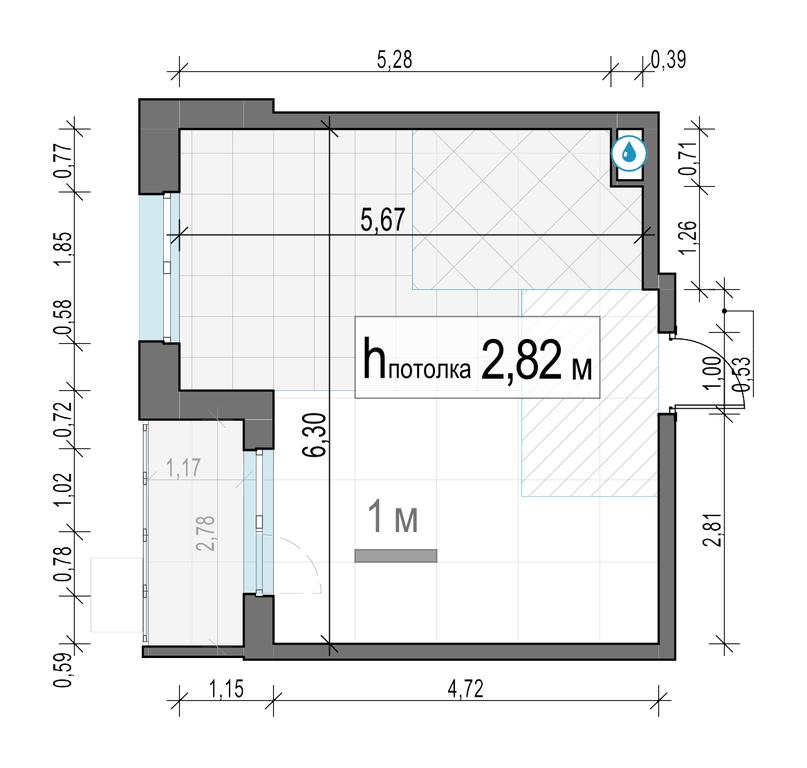 1-BD Apartment Sale, 32.6 sq. m. at Novoe Pushkino, mikrorayon Novoye Pushkino, Pushkino, Moscow Region, Russia #2