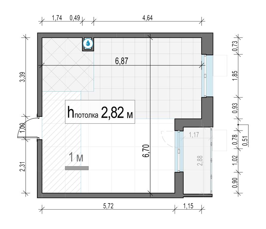 1-BD Apartment Sale, 42.6 sq. m. at Novoe Pushkino, mikrorayon Novoye Pushkino, Pushkino, Moscow Region, Russia #2 1-BD Apartment Sale, 42.6 sq. m. at Novoe Pushkino, mikrorayon Novoye Pushkino, Pushkino, Moscow Region, Russia #2