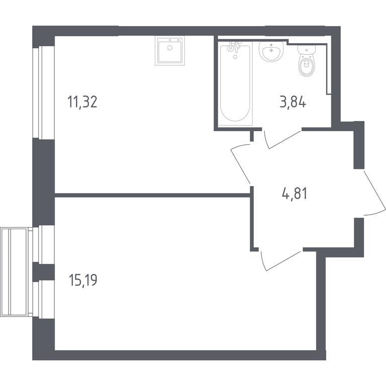 Apartment Sale, 35.16 sq. m. at Rublevskiy Kvartal, Laykovo Green Quarter, zhiloy kompleks Gorod-sobytiye Laykovo, selo Laykovo, Odintsovskiy City District, Moscow Region, Russia #1 Apartment Sale, 35.16 sq. m. at Rublevskiy Kvartal, Laykovo Green Quarter, zhiloy kompleks Gorod-sobytiye Laykovo, selo Laykovo, Odintsovskiy City District, Moscow Region, Russia #1