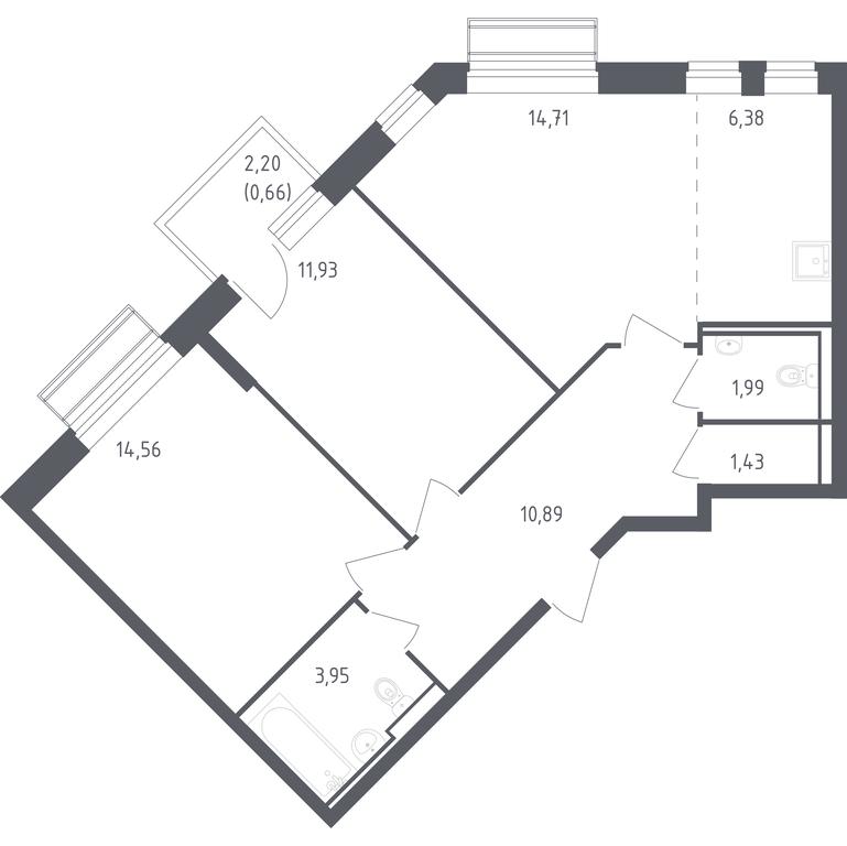 1-BD Apartment Sale, 66.5 sq. m. at Rublevskiy Kvartal, Laykovo Green Quarter, zhiloy kompleks Gorod-sobytiye Laykovo, selo Laykovo, Odintsovskiy City District, Moscow Region, Russia #1 1-BD Apartment Sale, 66.5 sq. m. at Rublevskiy Kvartal, Laykovo Green Quarter, zhiloy kompleks Gorod-sobytiye Laykovo, selo Laykovo, Odintsovskiy City District, Moscow Region, Russia #1