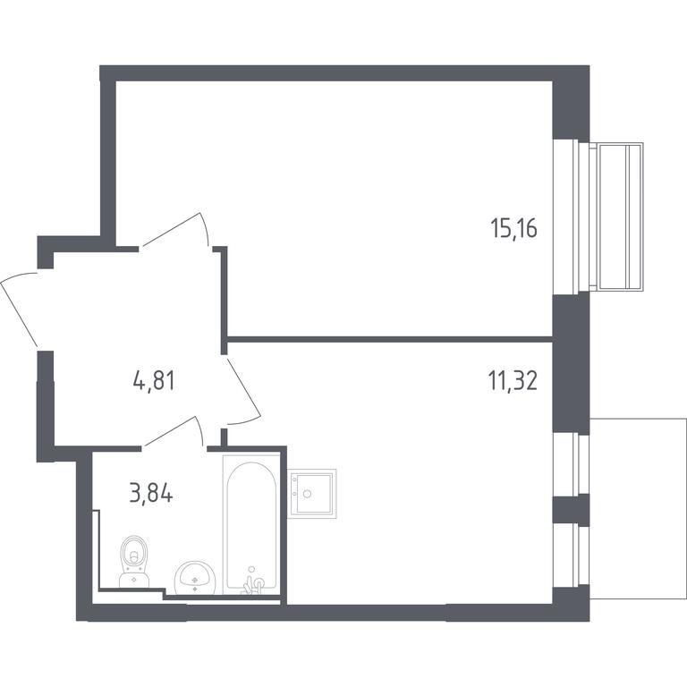 Apartment Sale, 35.13 sq. m. at Rublevskiy Kvartal, Laykovo Green Quarter, zhiloy kompleks Gorod-sobytiye Laykovo, selo Laykovo, Odintsovskiy City District, Moscow Region, Russia #1 Apartment Sale, 35.13 sq. m. at Rublevskiy Kvartal, Laykovo Green Quarter, zhiloy kompleks Gorod-sobytiye Laykovo, selo Laykovo, Odintsovskiy City District, Moscow Region, Russia #1