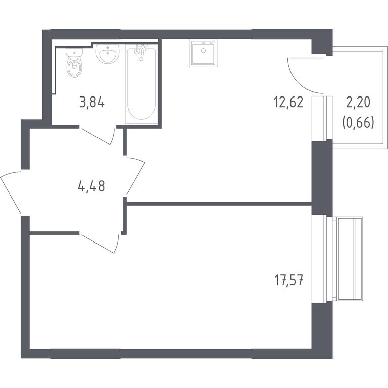 Apartment Sale, 39.17 sq. m. at Rublevskiy Kvartal, Laykovo Green Quarter, zhiloy kompleks Gorod-sobytiye Laykovo, selo Laykovo, Odintsovskiy City District, Moscow Region, Russia #1 Apartment Sale, 39.17 sq. m. at Rublevskiy Kvartal, Laykovo Green Quarter, zhiloy kompleks Gorod-sobytiye Laykovo, selo Laykovo, Odintsovskiy City District, Moscow Region, Russia #1
