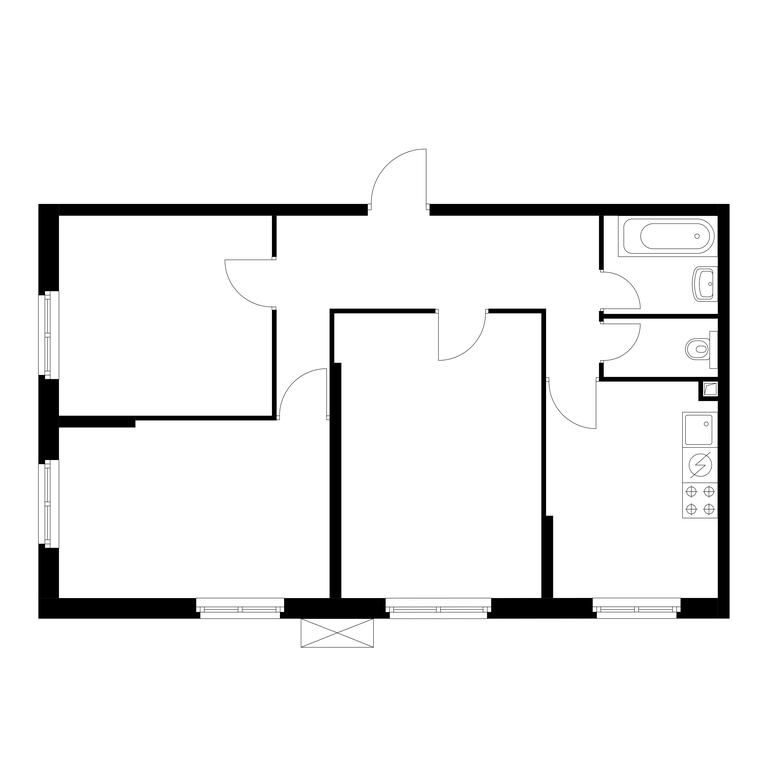 3-BD Apartment Sale, 69 sq. m. at Mitinskiy Les, Muravskaya Street, 44А, Moscow, Russia #1 3-BD Apartment Sale, 69 sq. m. at Mitinskiy Les, Muravskaya Street, 44А, Moscow, Russia #1