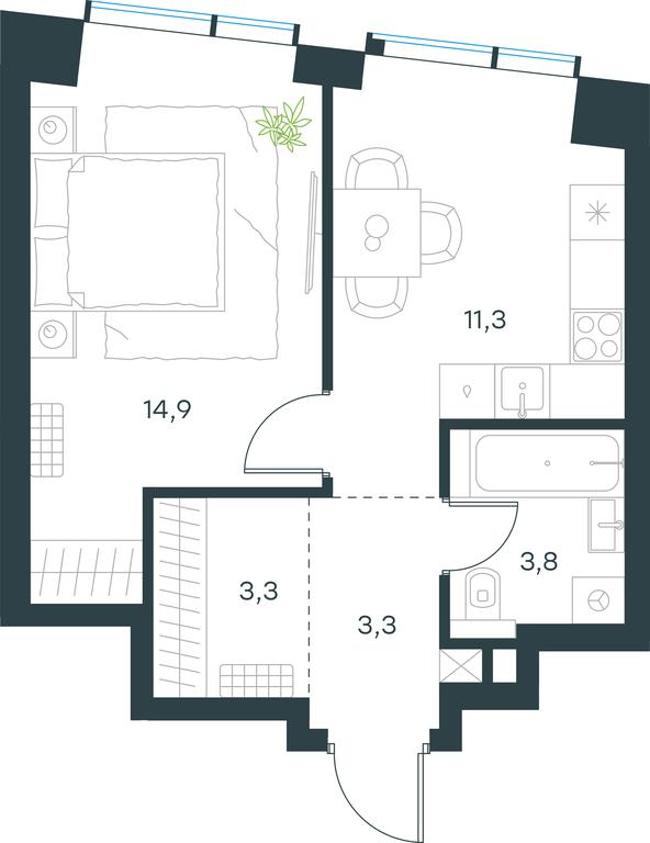 Apartment Sale, 36.6 sq. m. at Paveletskaya City, Dubininskaya Street, 59, Moscow, Russia #1 Apartment Sale, 36.6 sq. m. at Paveletskaya City, Dubininskaya Street, 59, Moscow, Russia #1