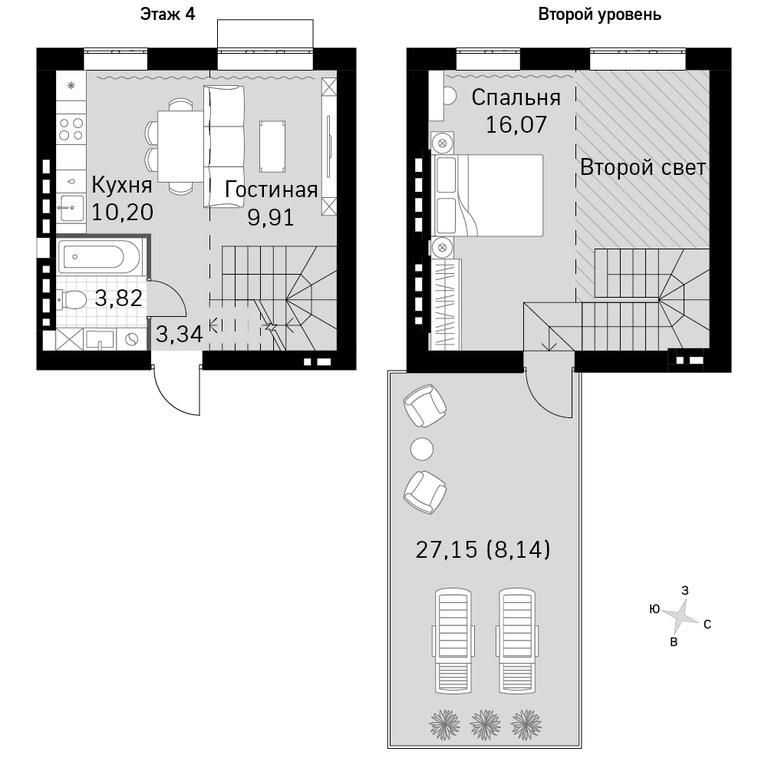 2-BD Apartment Sale, 51.48平方米 at Zhavoronki Club, zhiloy kompleks Akkord Smart-kvartal, Mitkino Village, Odintsovskiy City District, Moscow Region, Russia #1 2-BD Apartment Sale, 51.48平方米 at Zhavoronki Club, zhiloy kompleks Akkord Smart-kvartal, Mitkino Village, Odintsovskiy City District, Moscow Region, Russia #1