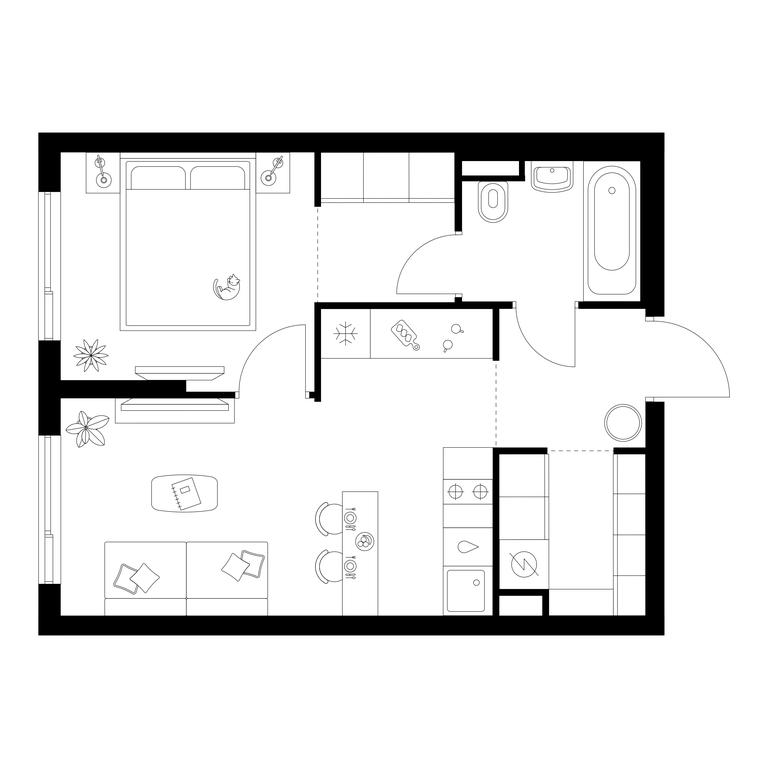 1-BD Apartment Sale, 37.5 sq. m. at Salarevo Park, Salaryevskaya Street, 8к1, Moskovskiy Settlement, Moscow, Russia #1 1-BD Apartment Sale, 37.5 sq. m. at Salarevo Park, Salaryevskaya Street, 8к1, Moskovskiy Settlement, Moscow, Russia #1
