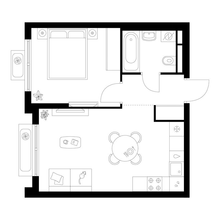 1-BD Apartment Sale, 38.56平方米 at Ilinskie Luga, Zapovednaya Street, 1, posyolok Ilyinskoye-Usovo, Krasnogorsk City District, Moscow Region, Russia #2 1-BD Apartment Sale, 38.56平方米 at Ilinskie Luga, Zapovednaya Street, 1, posyolok Ilyinskoye-Usovo, Krasnogorsk City District, Moscow Region, Russia #2