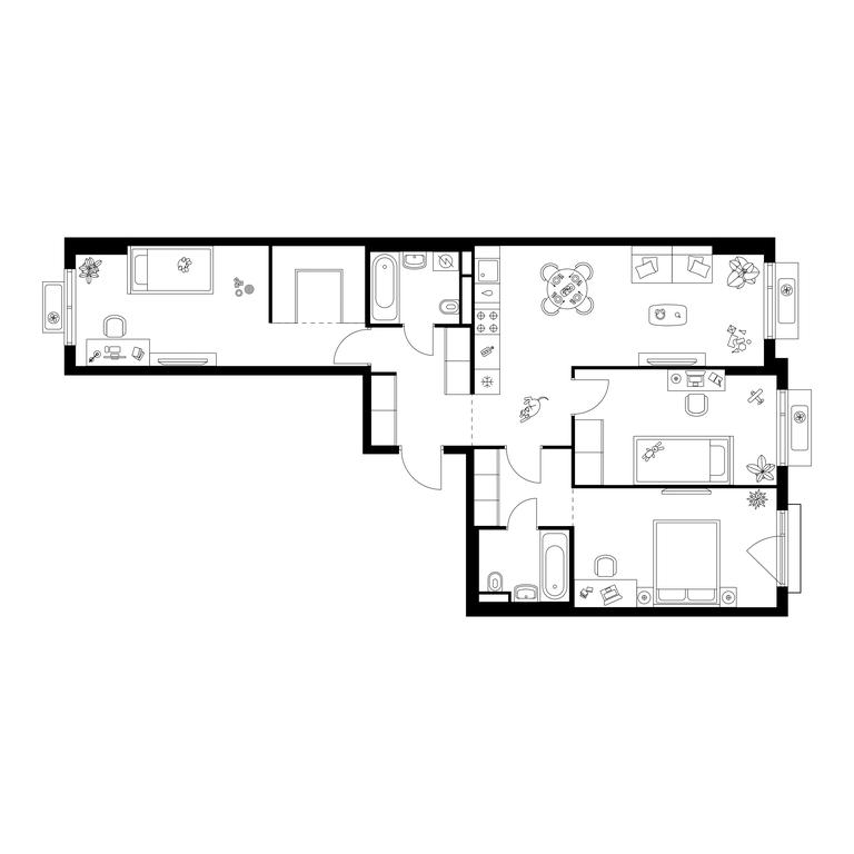 3-BD Apartment Sale, 86.84 sq. m. at Ilinskie Luga, Zapovednaya Street, 1, posyolok Ilyinskoye-Usovo, Krasnogorsk City District, Moscow Region, Russia #1 3-BD Apartment Sale, 86.84 sq. m. at Ilinskie Luga, Zapovednaya Street, 1, posyolok Ilyinskoye-Usovo, Krasnogorsk City District, Moscow Region, Russia #1