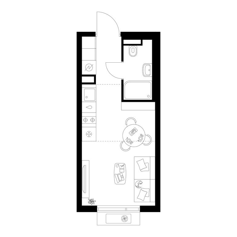 Apartment Sale, 20.68 sq. m. at Ilinskie Luga, Zapovednaya Street, 1, posyolok Ilyinskoye-Usovo, Krasnogorsk City District, Moscow Region, Russia #1 Apartment Sale, 20.68 sq. m. at Ilinskie Luga, Zapovednaya Street, 1, posyolok Ilyinskoye-Usovo, Krasnogorsk City District, Moscow Region, Russia #1