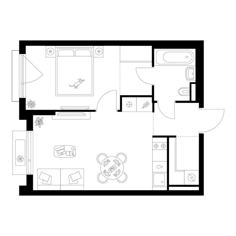 Продажа 1-комн. квартиры, 39,16 м² в ЖК «Ильинские луга», Заповедная улица, 1, посёлок Ильинское-Усово, городской округ Красногорск, Московская область, Россия #1 Продажа 1-комн. квартиры, 39,16 м² в ЖК «Ильинские луга», Заповедная улица, 1, посёлок Ильинское-Усово, городской округ Красногорск, Московская область, Россия #1