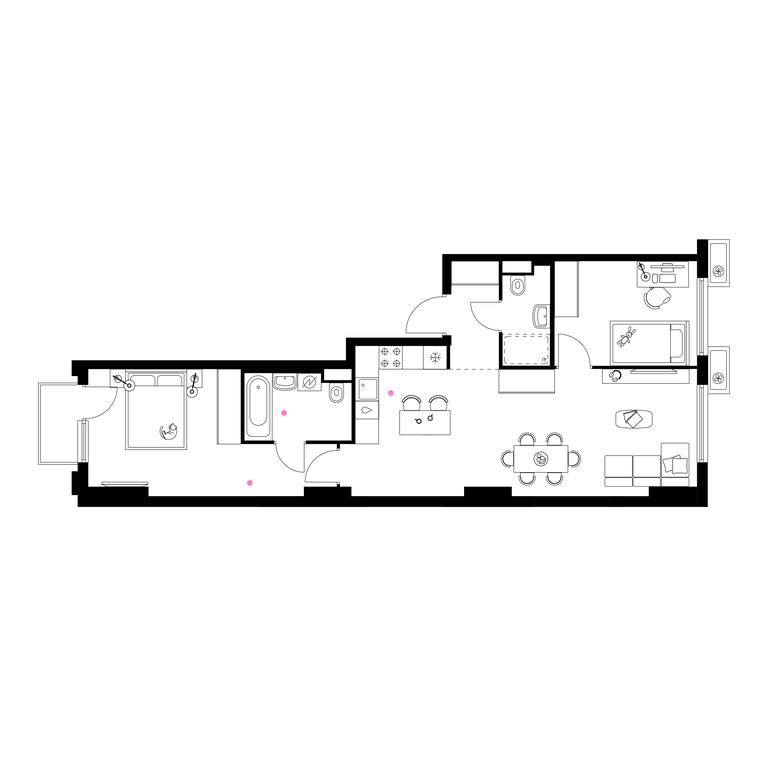 2-BD Apartment Sale, 64.4 sq. m. at Belaya Dacha Park, mikrorayon Parkovy, 1, Kotelniki, Moscow Region, Russia #1 2-BD Apartment Sale, 64.4 sq. m. at Belaya Dacha Park, mikrorayon Parkovy, 1, Kotelniki, Moscow Region, Russia #1
