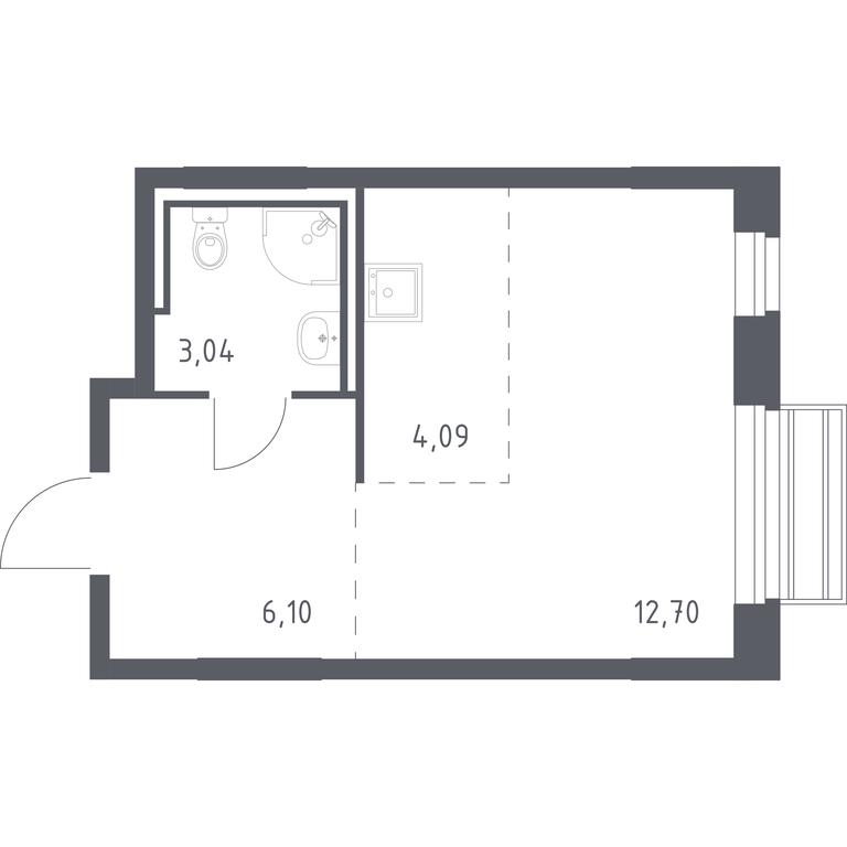 Apartment Sale, 25.8 sq. m. at Rublevskiy Kvartal, Laykovo Green Quarter, zhiloy kompleks Gorod-sobytiye Laykovo, selo Laykovo, Odintsovskiy City District, Moscow Region, Russia #1 Apartment Sale, 25.8 sq. m. at Rublevskiy Kvartal, Laykovo Green Quarter, zhiloy kompleks Gorod-sobytiye Laykovo, selo Laykovo, Odintsovskiy City District, Moscow Region, Russia #1