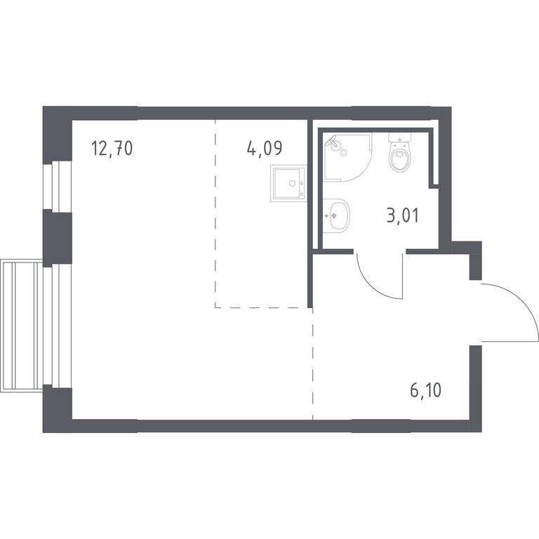 Apartment Sale, 25.7 sq. m. at Rublevskiy Kvartal, Laykovo Green Quarter, zhiloy kompleks Gorod-sobytiye Laykovo, selo Laykovo, Odintsovskiy City District, Moscow Region, Russia #1 Apartment Sale, 25.7 sq. m. at Rublevskiy Kvartal, Laykovo Green Quarter, zhiloy kompleks Gorod-sobytiye Laykovo, selo Laykovo, Odintsovskiy City District, Moscow Region, Russia #1
