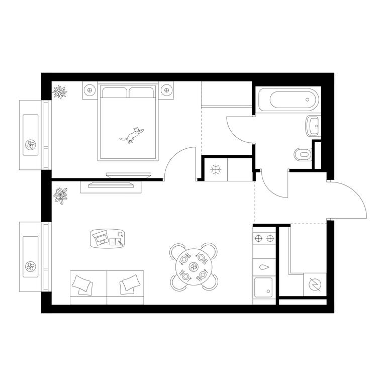 1-BD Apartment Sale, 39.11 sq. m. at Ilinskie Luga, Zapovednaya Street, 1, posyolok Ilyinskoye-Usovo, Krasnogorsk City District, Moscow Region, Russia #1 1-BD Apartment Sale, 39.11 sq. m. at Ilinskie Luga, Zapovednaya Street, 1, posyolok Ilyinskoye-Usovo, Krasnogorsk City District, Moscow Region, Russia #1