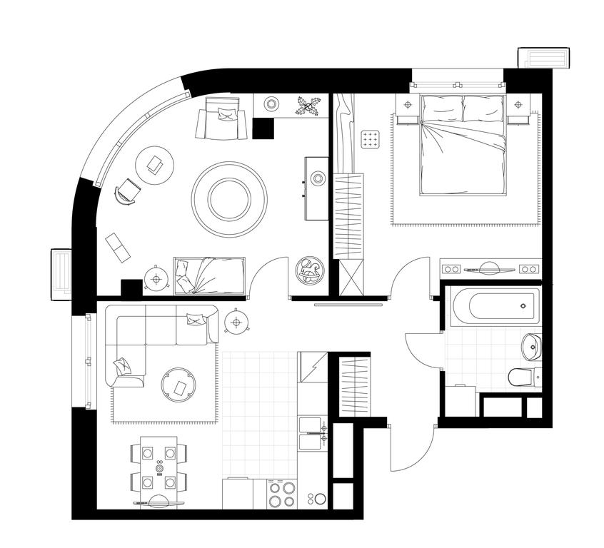 2-BD Apartment Sale, 60.8 sq. m. at Rezidentsii Skolkovo, Kashtanovaya ulitsa, 1, rabochiy posyolok Zarechye, Odintsovskiy City District, Moscow Region, Russia #1 2-BD Apartment Sale, 60.8 sq. m. at Rezidentsii Skolkovo, Kashtanovaya ulitsa, 1, rabochiy posyolok Zarechye, Odintsovskiy City District, Moscow Region, Russia #1