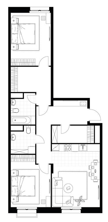 2-BD Apartment Sale, 81.2平方米 at Rezidentsii Skolkovo, Kashtanovaya ulitsa, 1, rabochiy posyolok Zarechye, Odintsovskiy City District, Moscow Region, Russia #1 2-BD Apartment Sale, 81.2平方米 at Rezidentsii Skolkovo, Kashtanovaya ulitsa, 1, rabochiy posyolok Zarechye, Odintsovskiy City District, Moscow Region, Russia #1