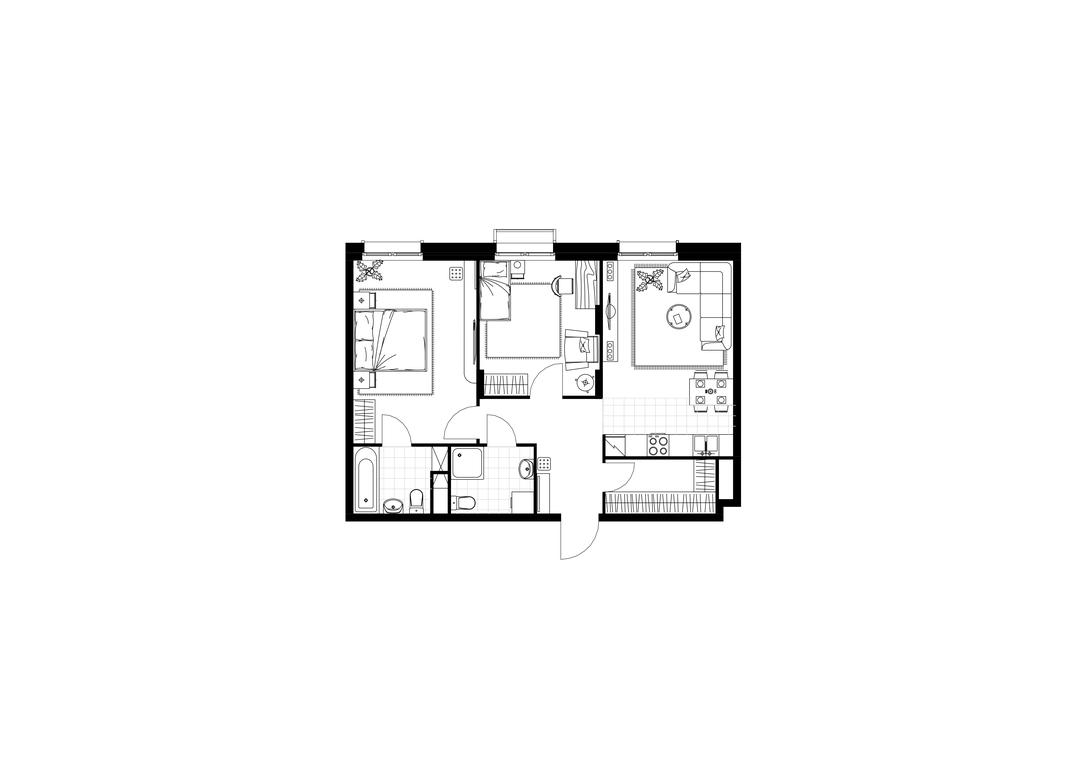 2-BD Apartment Sale, 69.2 sq. m. at Rezidentsii Skolkovo, Kashtanovaya ulitsa, 1, rabochiy posyolok Zarechye, Odintsovskiy City District, Moscow Region, Russia #1 2-BD Apartment Sale, 69.2 sq. m. at Rezidentsii Skolkovo, Kashtanovaya ulitsa, 1, rabochiy posyolok Zarechye, Odintsovskiy City District, Moscow Region, Russia #1
