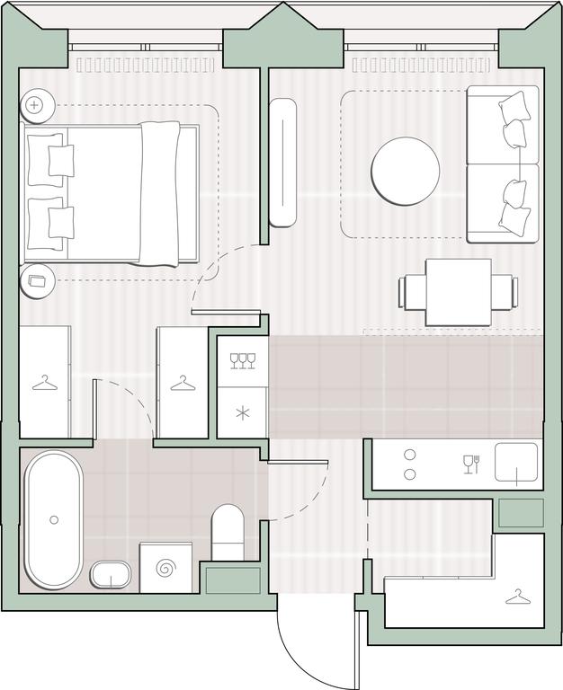1-BD Apartment Sale, 36.3 sq. m. at Sreda na Lobachevskogo, Ochakovskoye Highway, Moscow, Russia #1 1-BD Apartment Sale, 36.3 sq. m. at Sreda na Lobachevskogo, Ochakovskoye Highway, Moscow, Russia #1