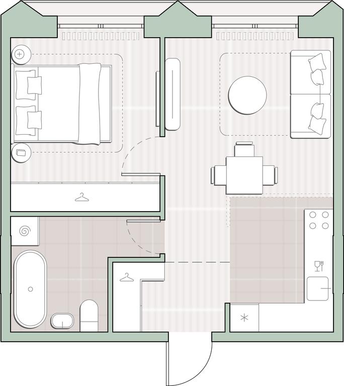 1-BD Apartment Sale, 39.9 sq. m. at Sreda na Lobachevskogo, Ochakovskoye Highway, Moscow, Russia #1 1-BD Apartment Sale, 39.9 sq. m. at Sreda na Lobachevskogo, Ochakovskoye Highway, Moscow, Russia #1