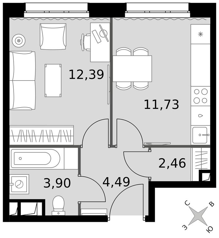 1-BD Apartment Sale, 34.97 sq. m. at Dvizhenie. Govorovo, Центральная улица, 47, деревня Говорово, поселение Московский, Москва, Россия #1 1-BD Apartment Sale, 34.97 sq. m. at Dvizhenie. Govorovo, Центральная улица, 47, деревня Говорово, поселение Московский, Москва, Россия #1