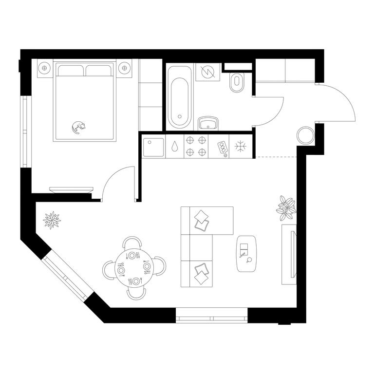 1-BD Apartment Sale, 38.71平方米 at Ilinskie Luga, Zapovednaya Street, 1, posyolok Ilyinskoye-Usovo, Krasnogorsk City District, Moscow Region, Russia #1 1-BD Apartment Sale, 38.71平方米 at Ilinskie Luga, Zapovednaya Street, 1, posyolok Ilyinskoye-Usovo, Krasnogorsk City District, Moscow Region, Russia #1