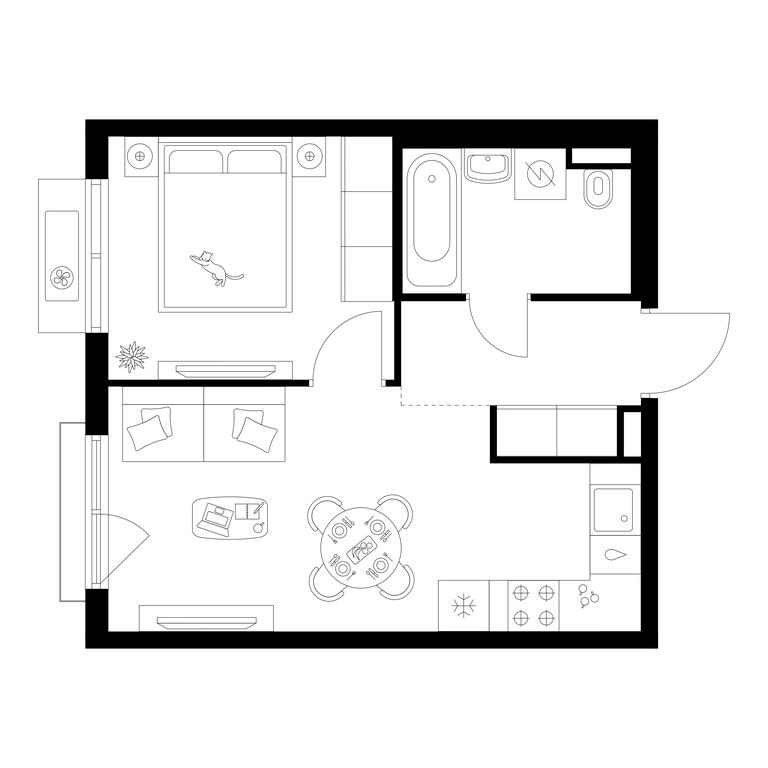 1-BD Apartment Sale, 34.24 sq. m. at Ilinskie Luga, Zapovednaya Street, 1, posyolok Ilyinskoye-Usovo, Krasnogorsk City District, Moscow Region, Russia #1 1-BD Apartment Sale, 34.24 sq. m. at Ilinskie Luga, Zapovednaya Street, 1, posyolok Ilyinskoye-Usovo, Krasnogorsk City District, Moscow Region, Russia #1