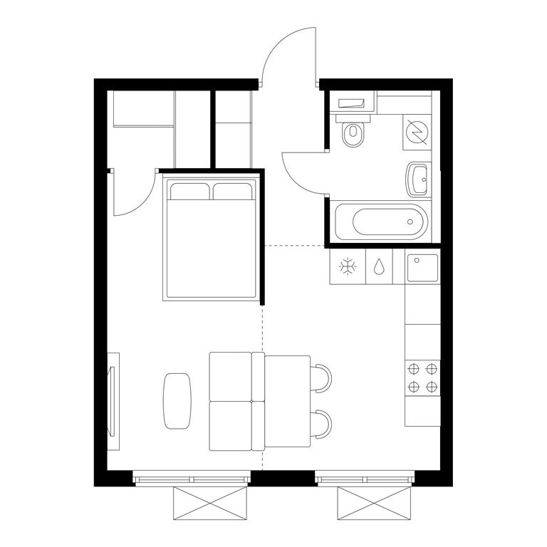 Продажа 1-комн. квартиры, 32,4 м² в ЖК «Волжский парк», 1-й Грайвороновский проезд, 3с11, Москва, Россия #1 Продажа 1-комн. квартиры, 32,4 м² в ЖК «Волжский парк», 1-й Грайвороновский проезд, 3с11, Москва, Россия #1