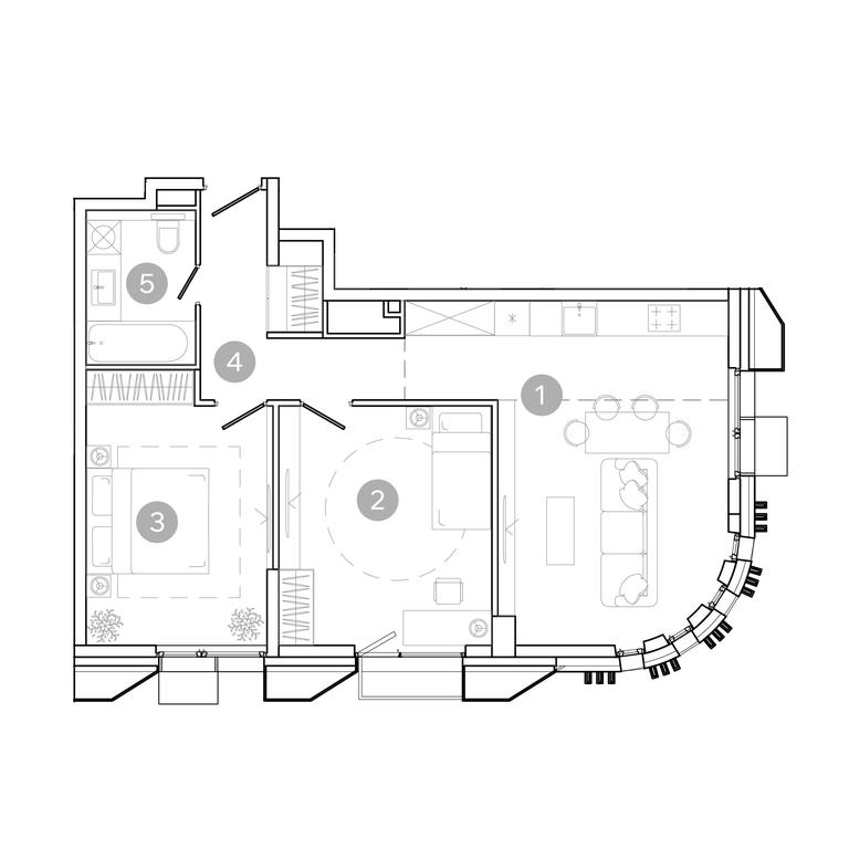 2-BD Apartment Sale, 67.8 sq. m. at UNO.Sokolinaya Gora, 8th Sokolinoy Gory Street, 26, Moscow, Russia #2 2-BD Apartment Sale, 67.8 sq. m. at UNO.Sokolinaya Gora, 8th Sokolinoy Gory Street, 26, Moscow, Russia #2