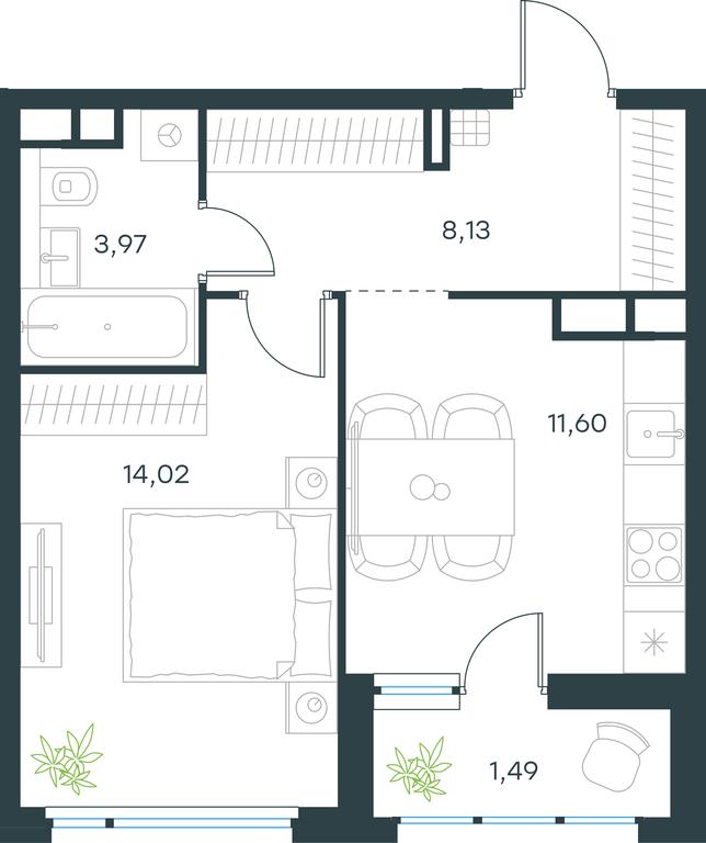 Apartment Sale, 39.5平方米 at Gorod V lesu, Gorod V Lesu Residential Complex, Village of Otradnoye, Krasnogorsk Urban District, Moscow Region, Russia #1 Apartment Sale, 39.5平方米 at Gorod V lesu, Gorod V Lesu Residential Complex, Village of Otradnoye, Krasnogorsk Urban District, Moscow Region, Russia #1