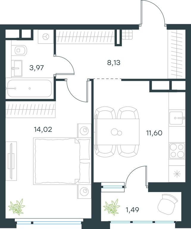 Apartment Sale, 39.5平方米 at Gorod V lesu, Gorod V Lesu Residential Complex, Village of Otradnoye, Krasnogorsk Urban District, Moscow Region, Russia #1 Apartment Sale, 39.5平方米 at Gorod V lesu, Gorod V Lesu Residential Complex, Village of Otradnoye, Krasnogorsk Urban District, Moscow Region, Russia #1