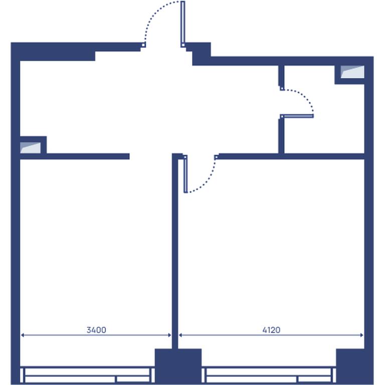 1-BD Apartment Sale, 49.4 sq. m. at Svet, Dmitrovskoye Highway, 83А, Moscow, Russia #2