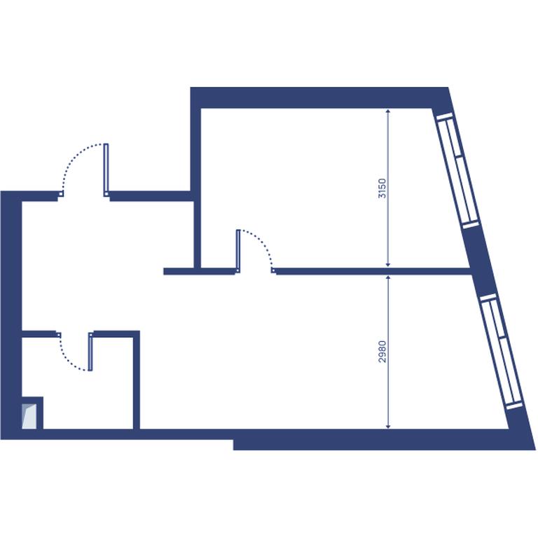 1-BD Apartment Sale, 46.2平方米 at Svet, Dmitrovskoye Highway, 83А, Moscow, Russia #2 1-BD Apartment Sale, 46.2平方米 at Svet, Dmitrovskoye Highway, 83А, Moscow, Russia #2