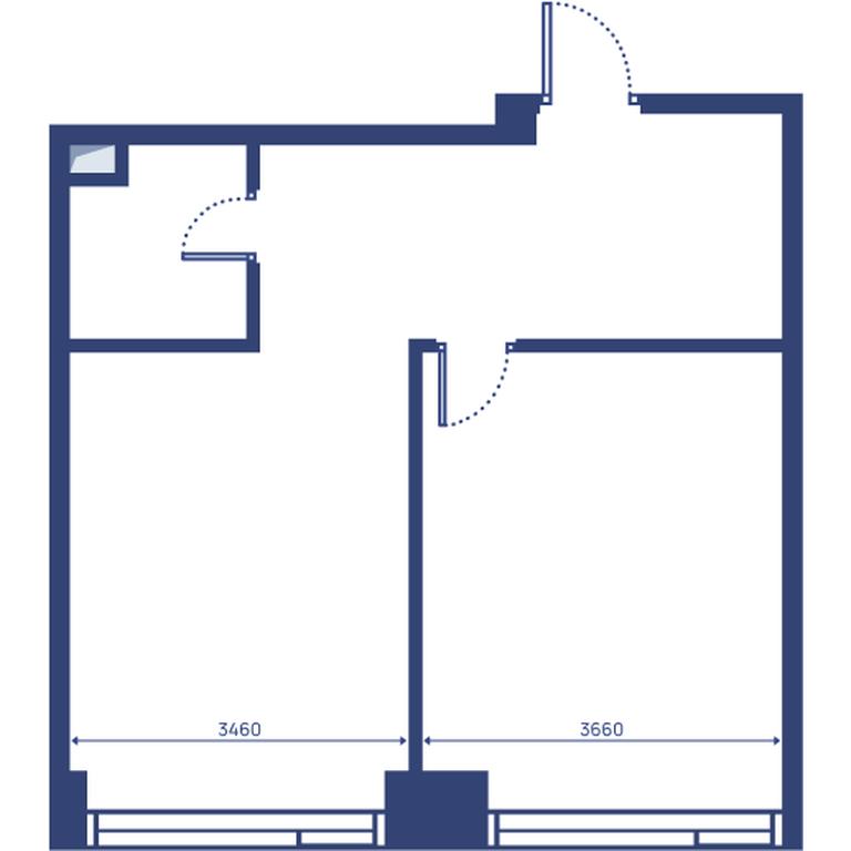 1-BD Apartment Sale, 47平方米 at Svet, Dmitrovskoye Highway, 83А, Moscow, Russia #2 1-BD Apartment Sale, 47平方米 at Svet, Dmitrovskoye Highway, 83А, Moscow, Russia #2