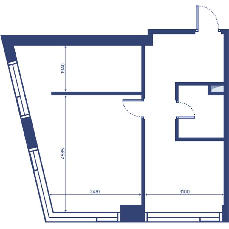 1-BD Apartment Sale, 48.1 sq. m. at Svet, Dmitrovskoye Highway, 83А, Moscow, Russia #2 1-BD Apartment Sale, 48.1 sq. m. at Svet, Dmitrovskoye Highway, 83А, Moscow, Russia #2