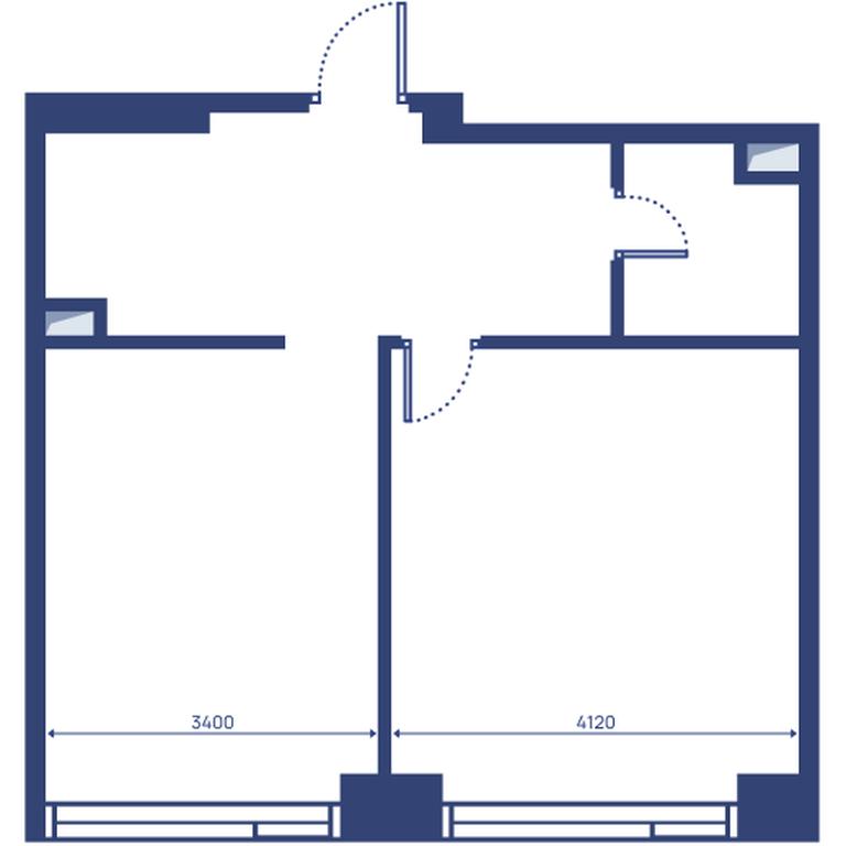 1-BD Apartment Sale, 49.5 sq. m. at Svet, Dmitrovskoye Highway, 83А, Moscow, Russia #2