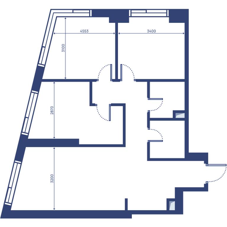 3-BD Apartment Sale, 69.4 sq. m. at Svet, Dmitrovskoye Highway, 83А, Moscow, Russia #2 3-BD Apartment Sale, 69.4 sq. m. at Svet, Dmitrovskoye Highway, 83А, Moscow, Russia #2
