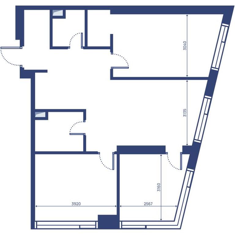 3-BD Apartment Sale, 74.4 sq. m. at Svet, Dmitrovskoye Highway, 83А, Moscow, Russia #2