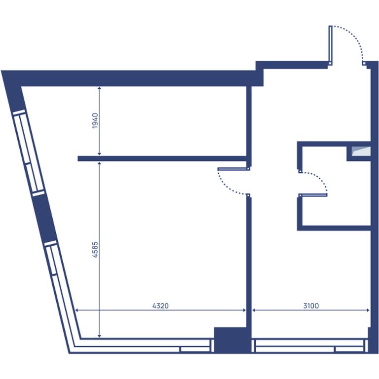 1-BD Apartment Sale, 53.4 sq. m. at Svet, Dmitrovskoye Highway, 83А, Moscow, Russia #2