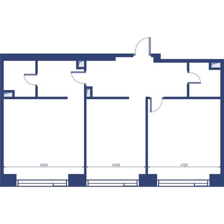 2-BD Apartment Sale, 79.4平方米 at Svet, Dmitrovskoye Highway, 83А, Moscow, Russia #2