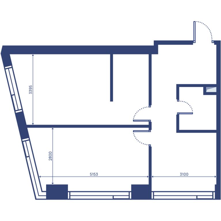 2-BD Apartment Sale, 58.4 sq. m. at Svet, Dmitrovskoye Highway, 83А, Moscow, Russia #2