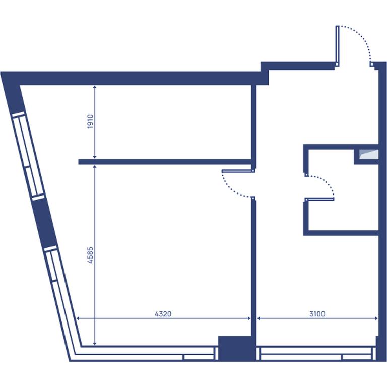 1-BD Apartment Sale, 53.8 sq. m. at Svet, Dmitrovskoye Highway, 83А, Moscow, Russia #2 1-BD Apartment Sale, 53.8 sq. m. at Svet, Dmitrovskoye Highway, 83А, Moscow, Russia #2